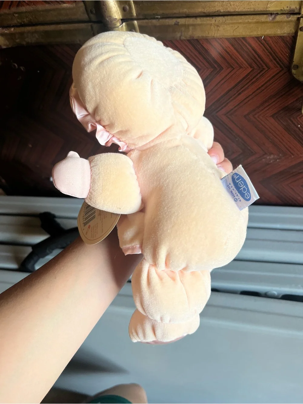 Eden vintage So Soft Baby Peach Plush Doll